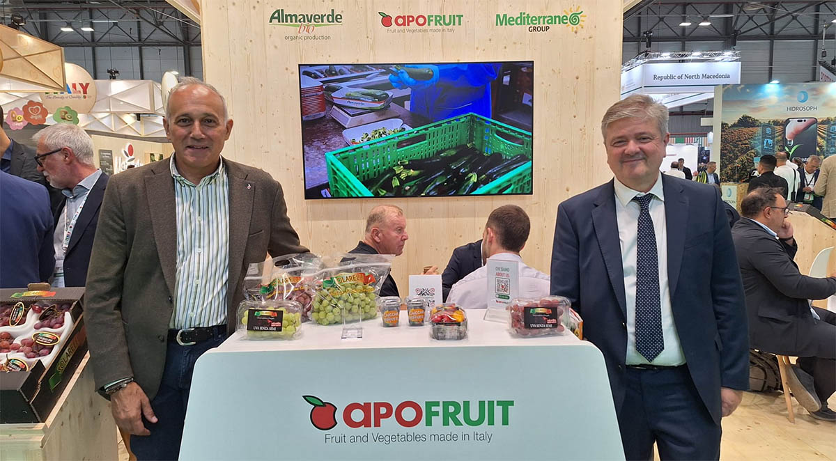 Mirco Zanotti ed Ernesto Fornari, rispettivamente presidente e direttore generale Apofruit